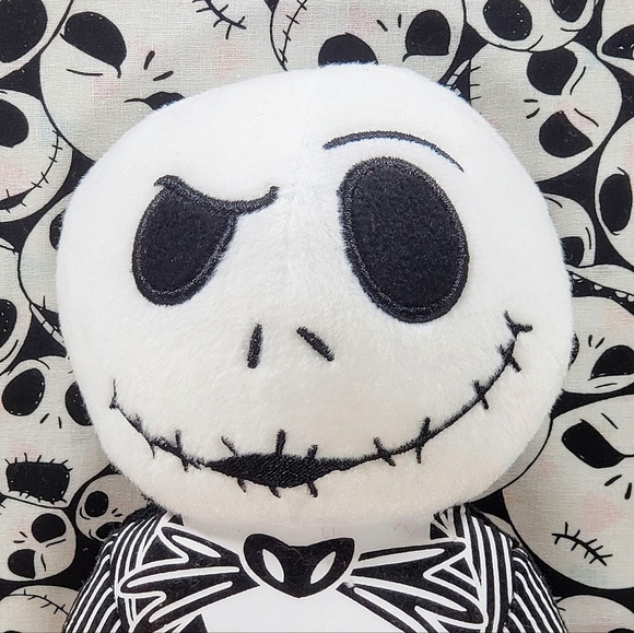 Nightmare Before Christmas Jack Skellington Halloween Disney Movie Plush NWT - Picture 6 of 11